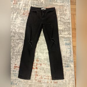 SOLD - Black Ripped Skinny Jeans